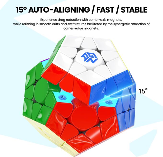GAN Megaminx V2 Maglev UV - Black Side - Image 4